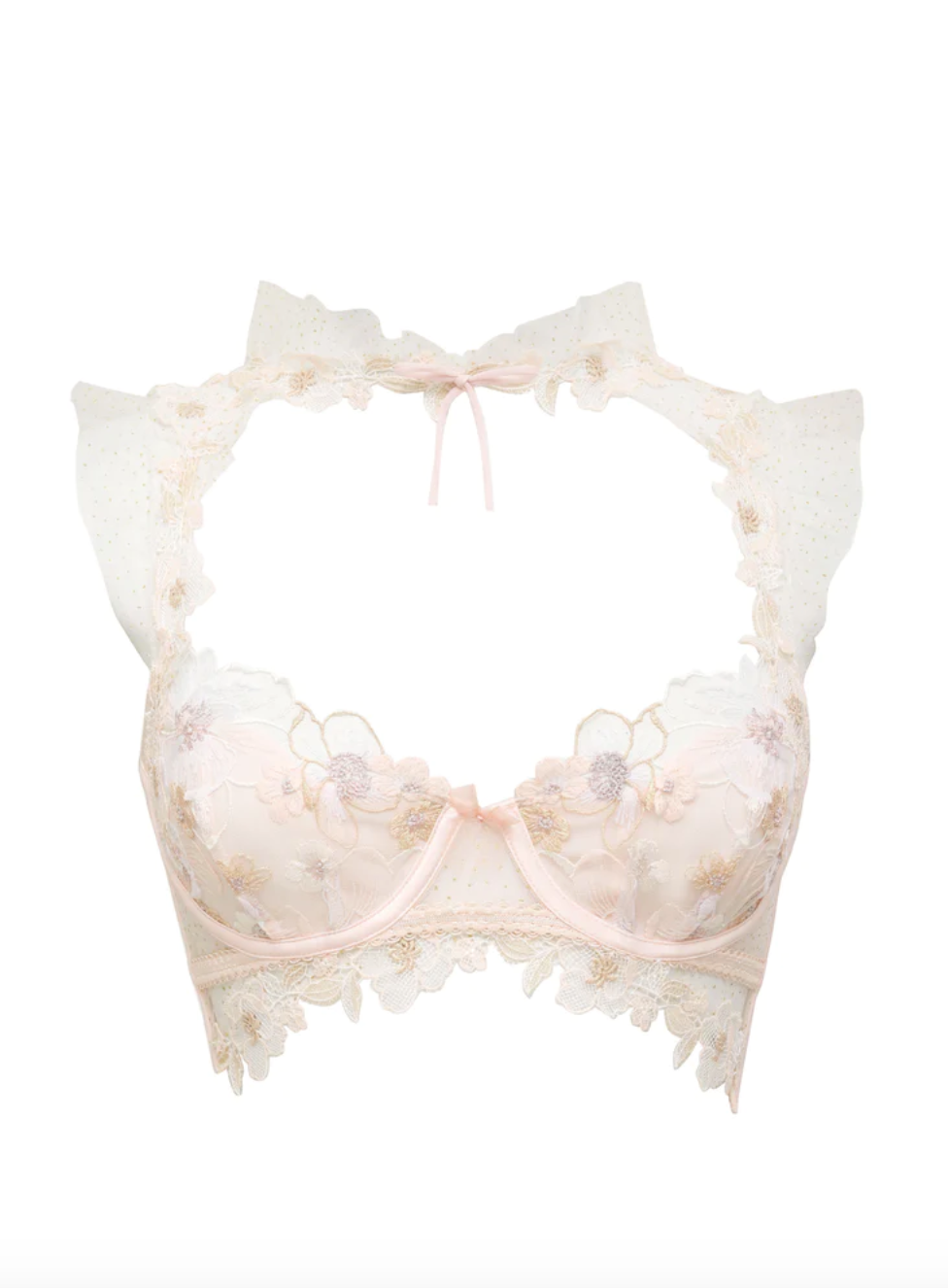 Mae High Neck Underwire Bra